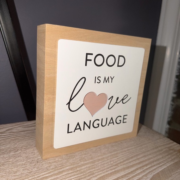 Food is my Love Language Caption Box Table Decor - Picture 4 of 4